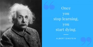 Einstein Quote Re Learning
