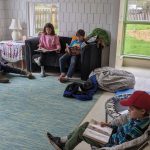 Students reading