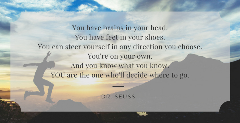 Dr. Seuss Quote-You Are the One